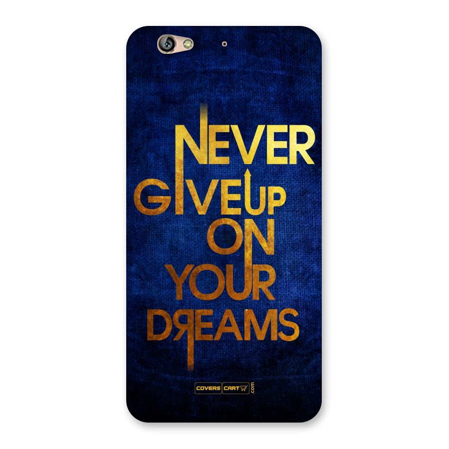 Never Give Up Back Case for Gionee S6