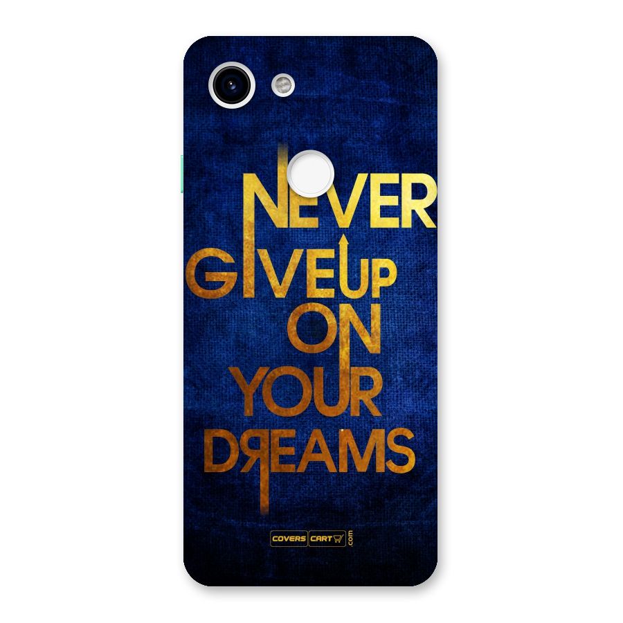 Never Give Up Back Case for Google Pixel 3