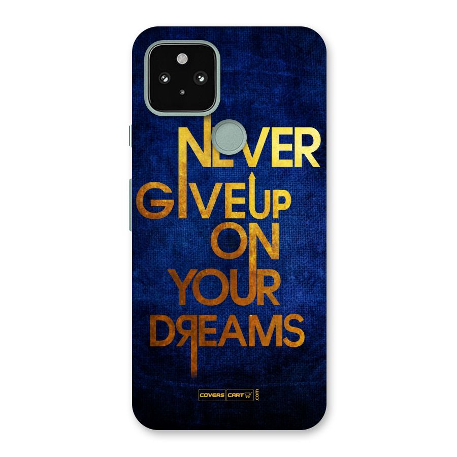 Never Give Up Back Case for Google Pixel 5