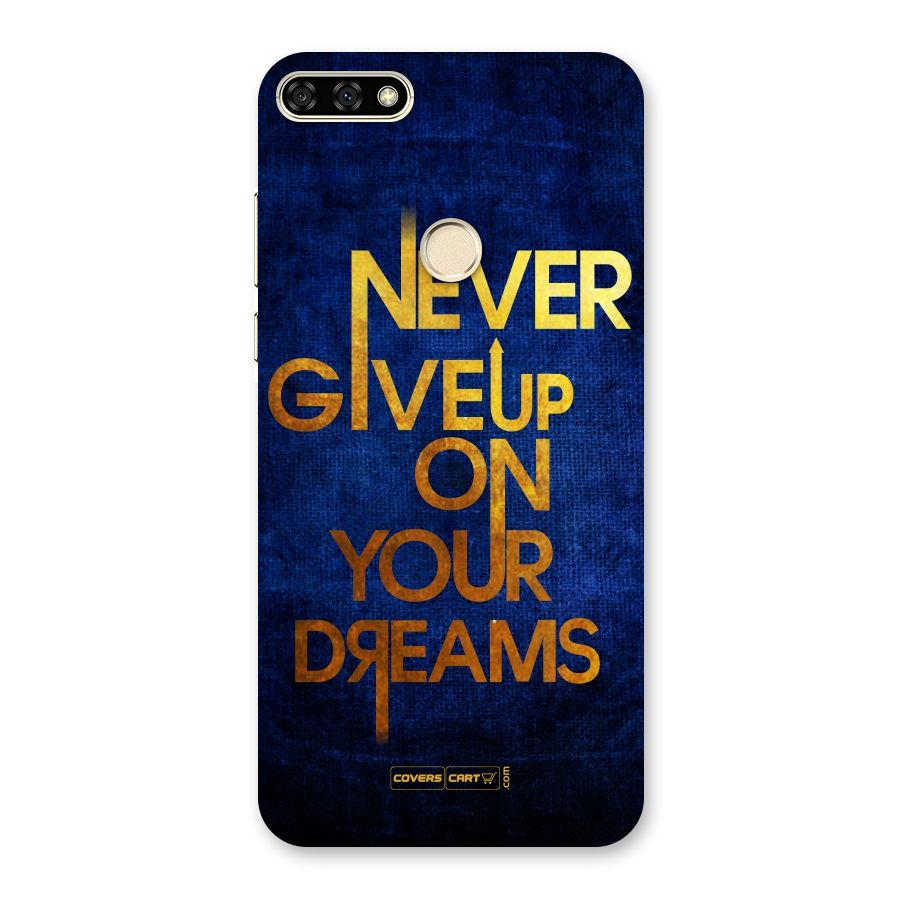 Never Give Up Back Case for Honor 7A