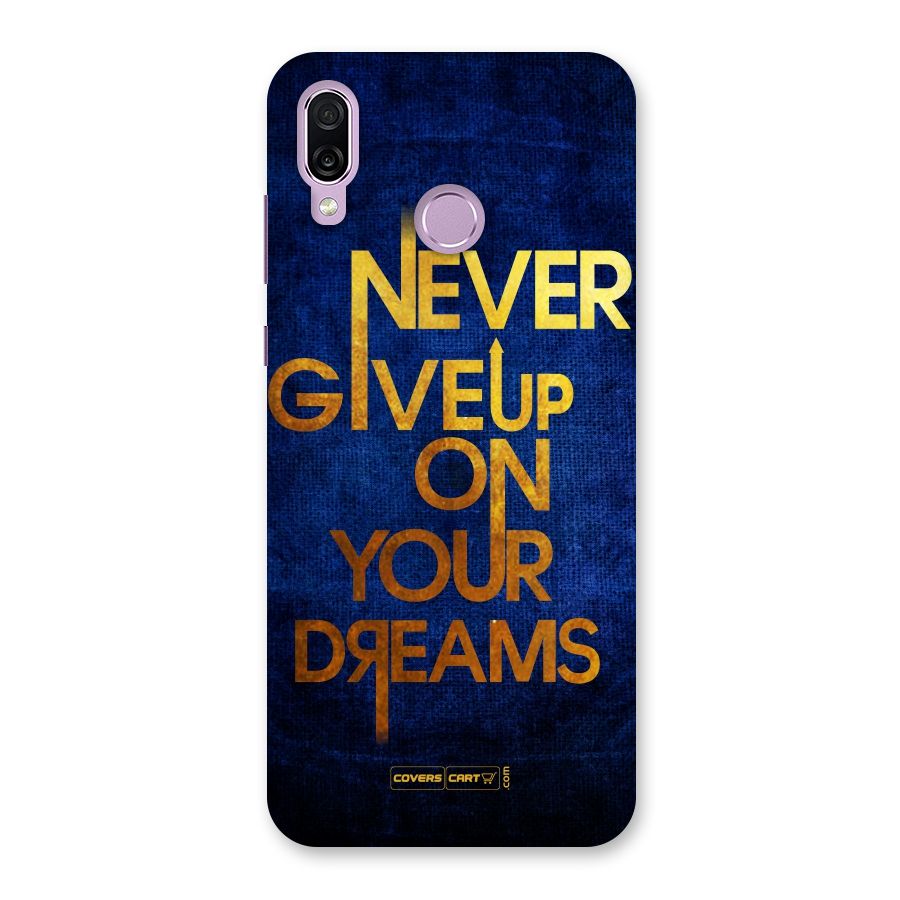 Never Give Up Back Case for Honor Play