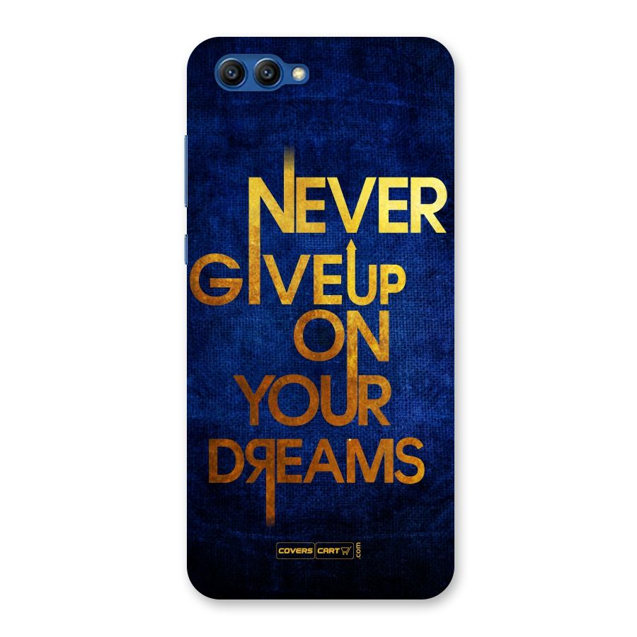 Never Give Up Back Case for Honor View 10