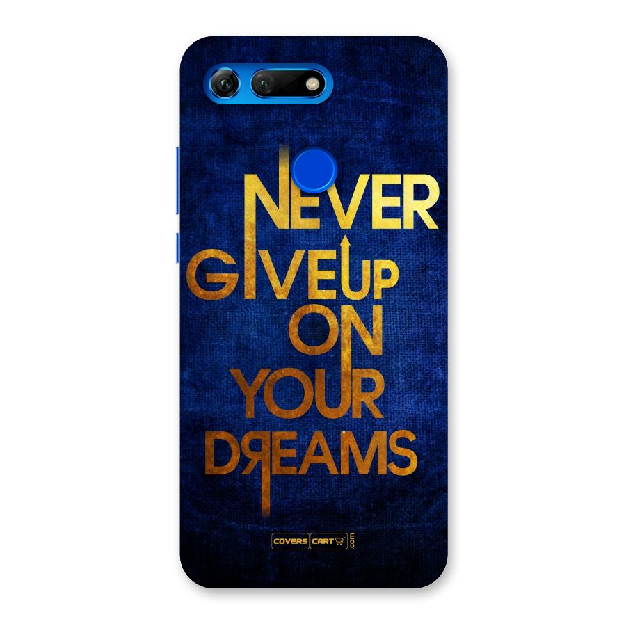 Never Give Up Back Case for Honor View 20