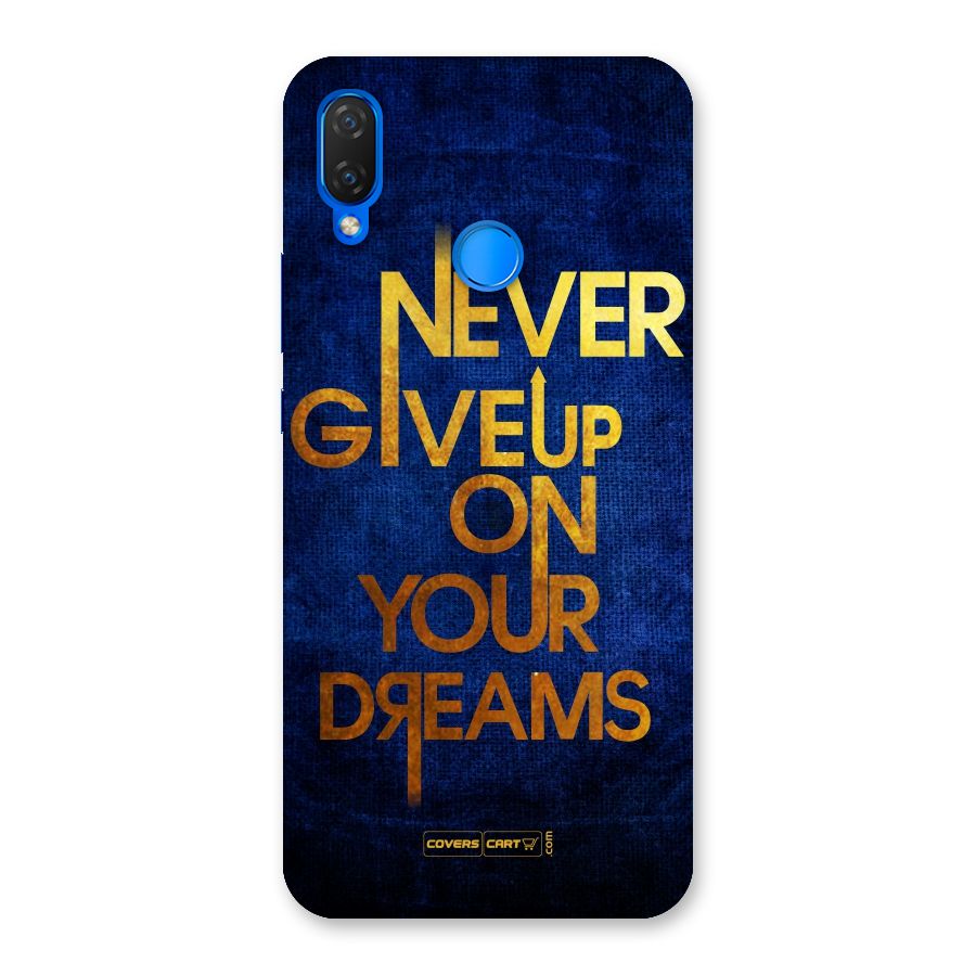 Never Give Up Back Case for Huawei P Smart+