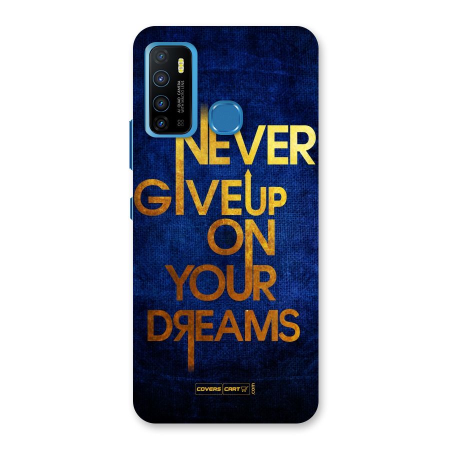 Never Give Up Back Case for Infinix Hot 9