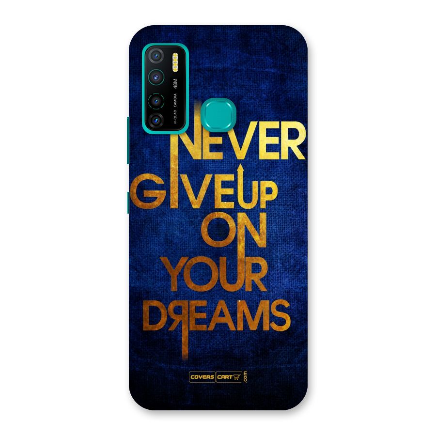 Never Give Up Back Case for Infinix Hot 9 Pro