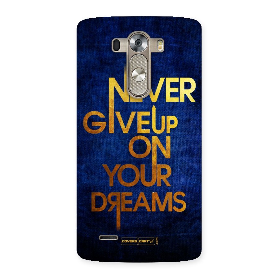 Never Give Up Back Case for LG G3