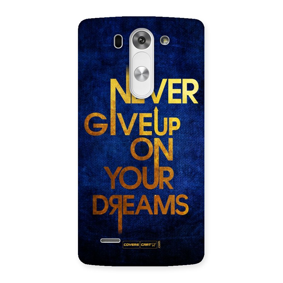 Never Give Up Back Case for LG G3 Mini