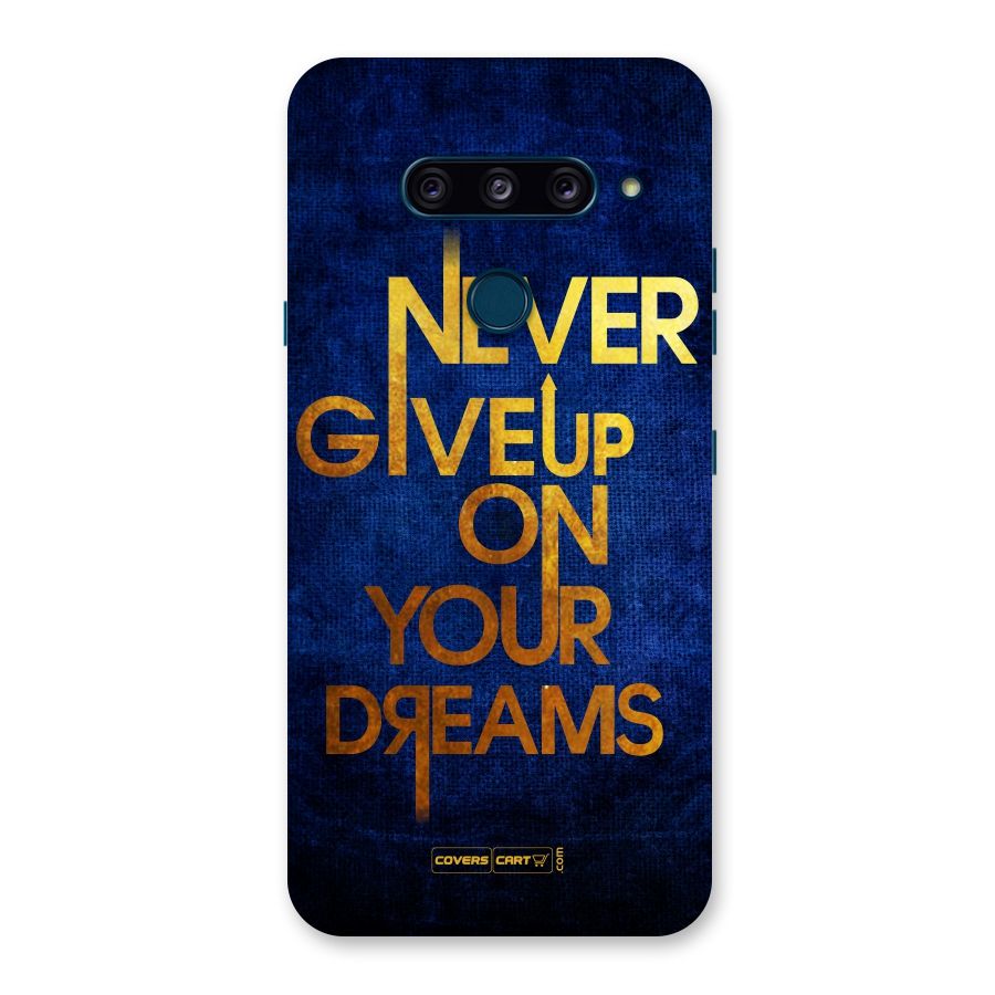 Never Give Up Back Case for LG  V40 ThinQ