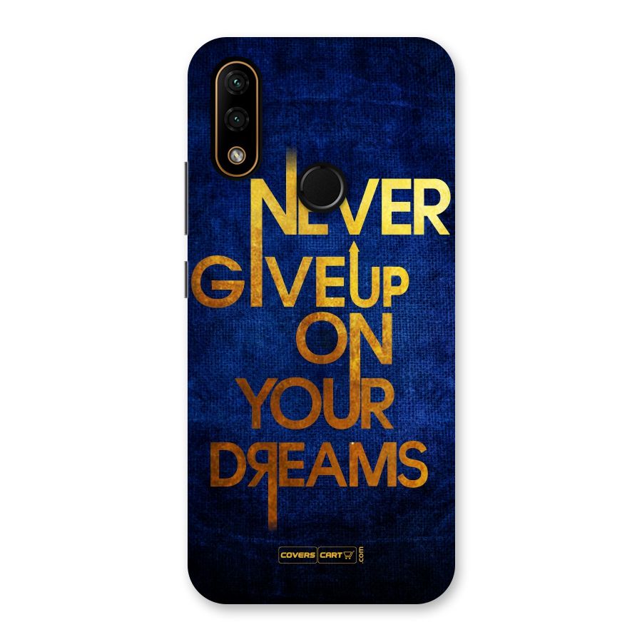 Never Give Up Back Case for Lenovo A6 Note