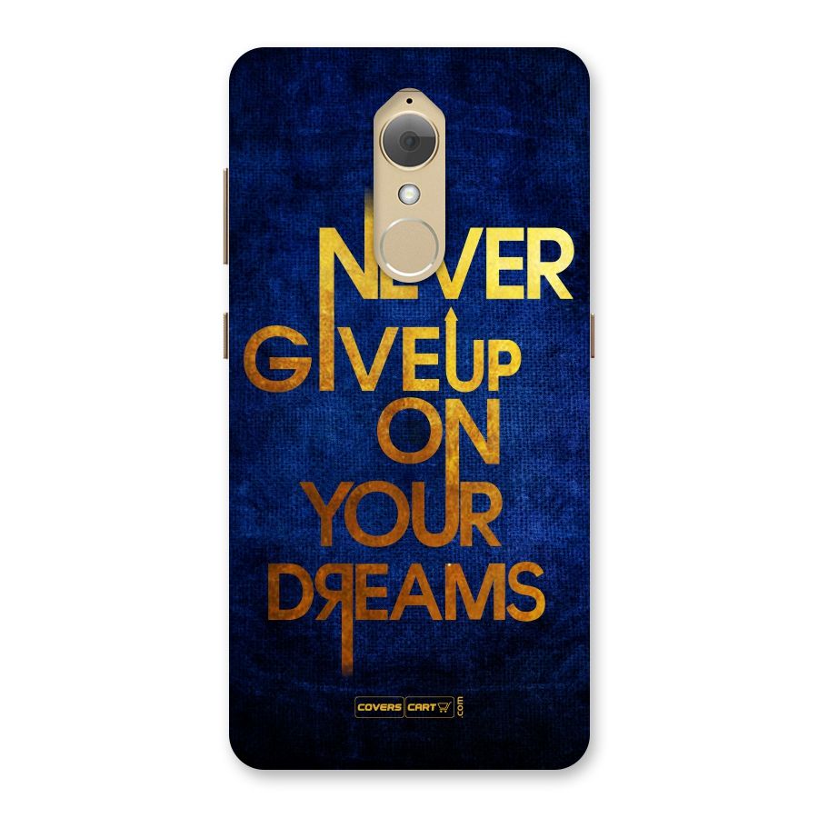 Never Give Up Back Case for Lenovo K8