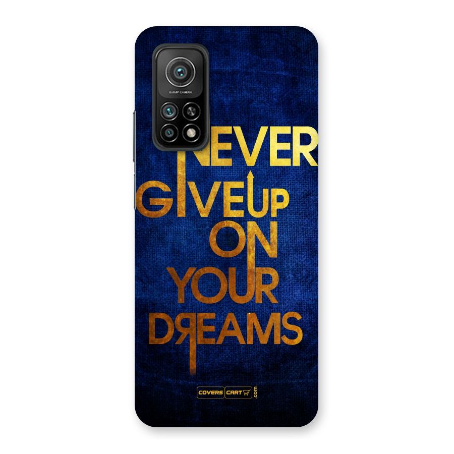 Never Give Up Back Case for Mi 10T 5G