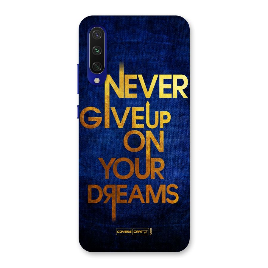 Never Give Up Back Case for Mi A3
