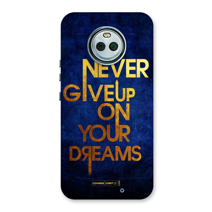 Never Give Up Back Case for Moto X4