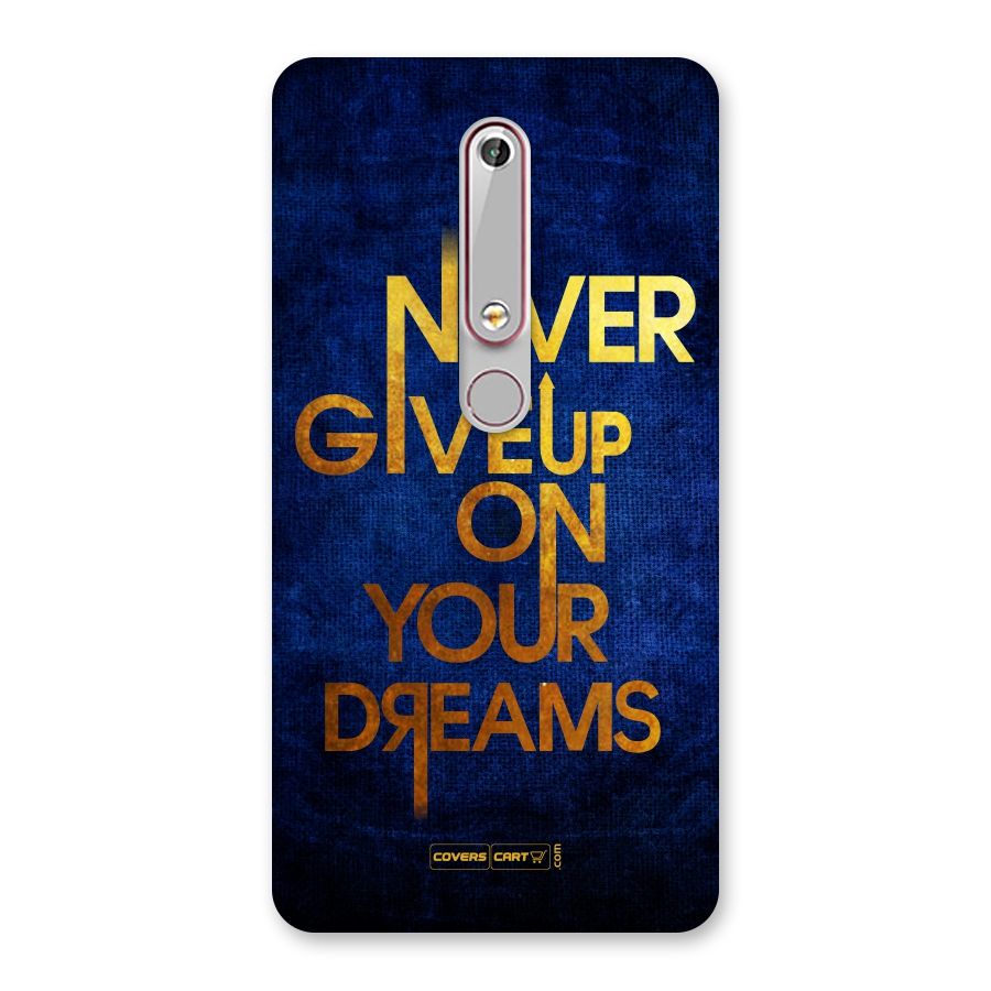 Never Give Up Back Case for Nokia 6.1
