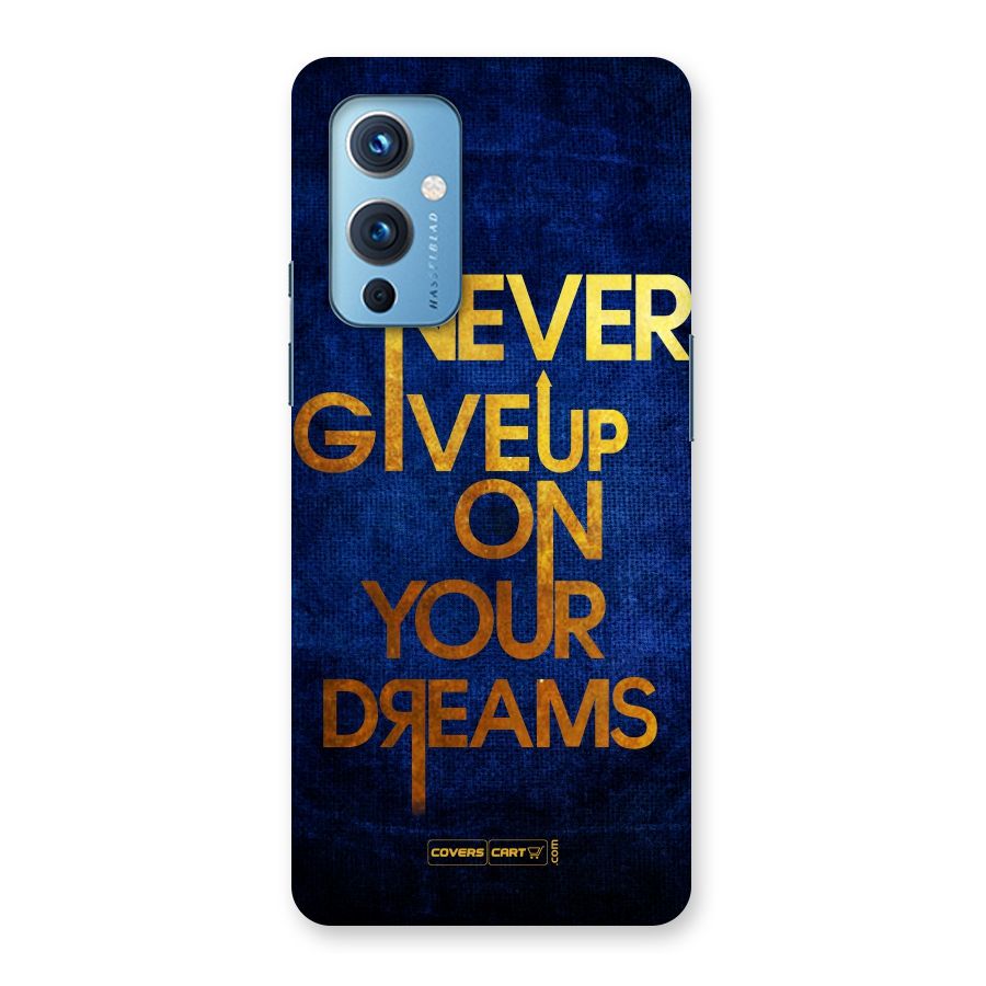Never Give Up Back Case for OnePlus 9