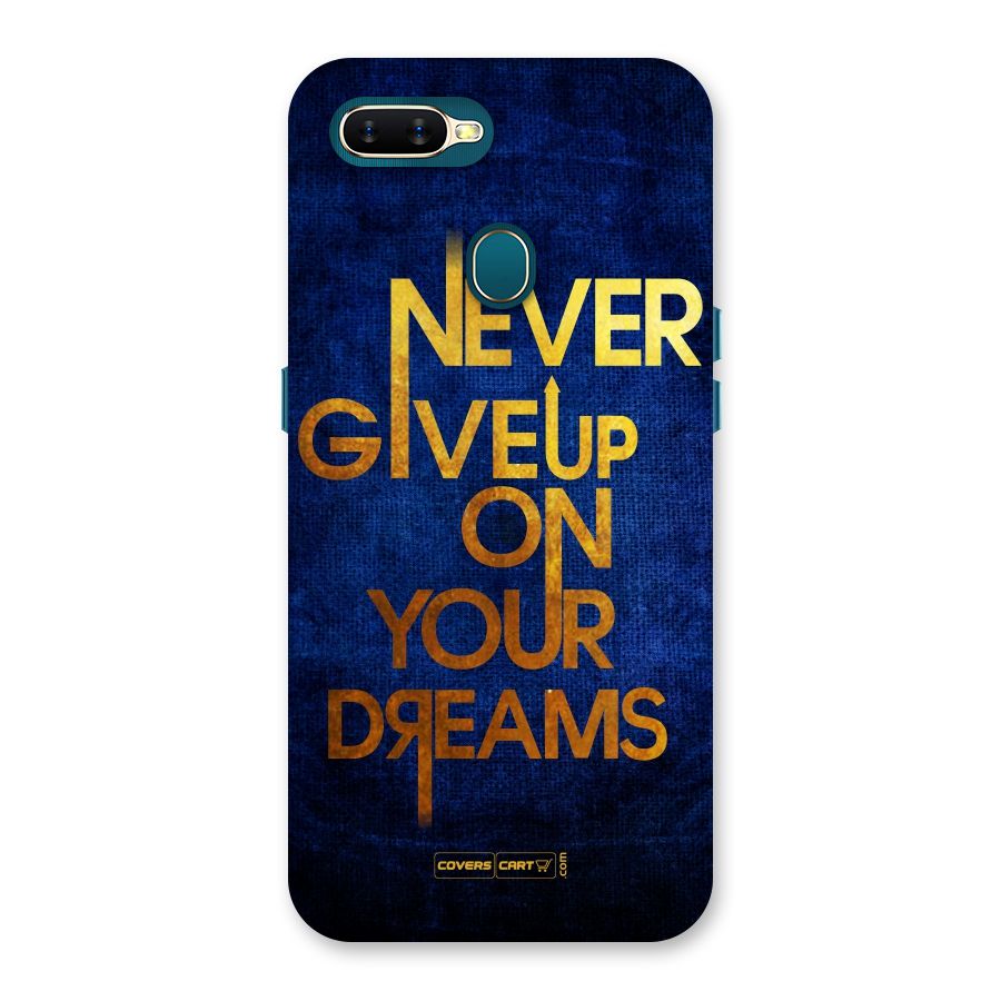 Never Give Up Back Case for Oppo A11k