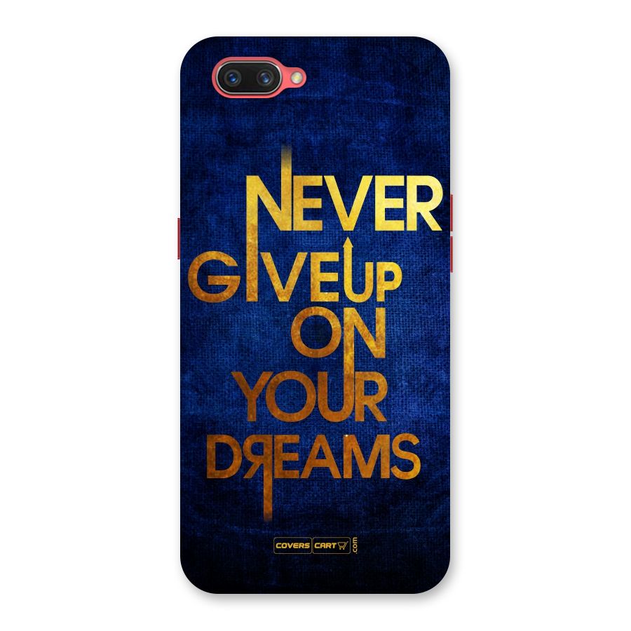 Never Give Up Back Case for Oppo A3s
