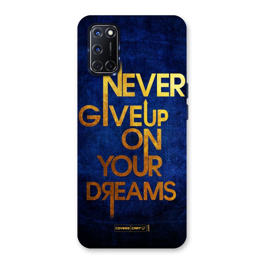 Never Give Up Back Case for Oppo A52