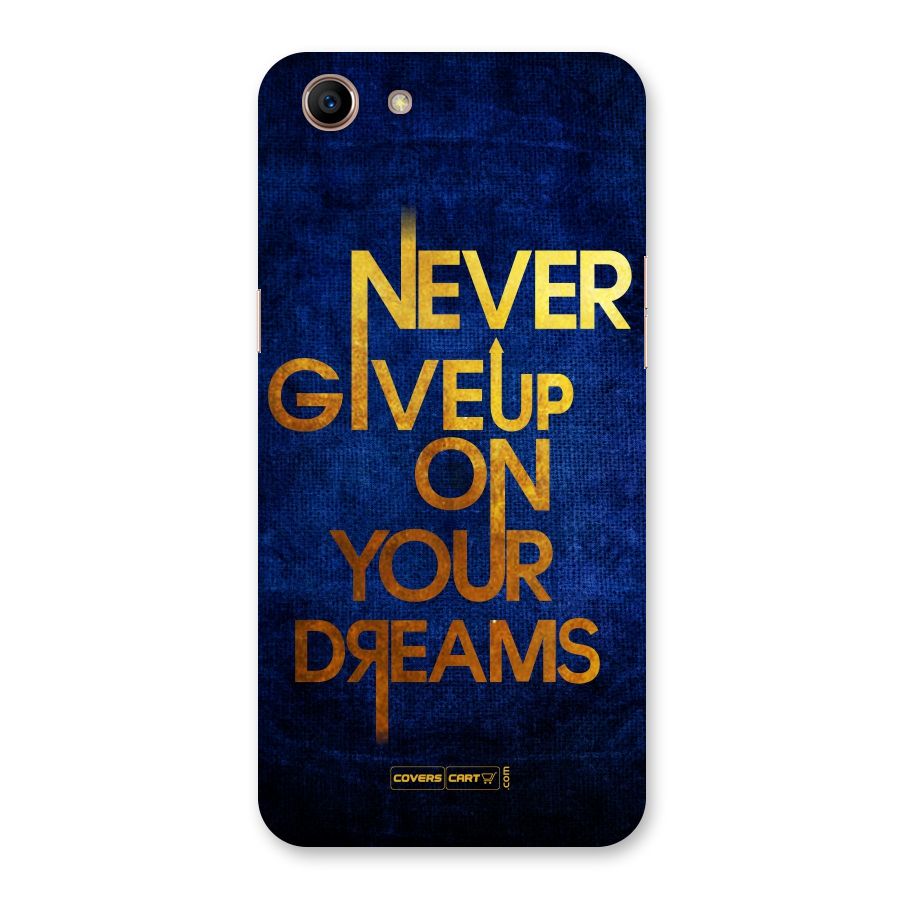 Never Give Up Back Case for Oppo A83 (2018)