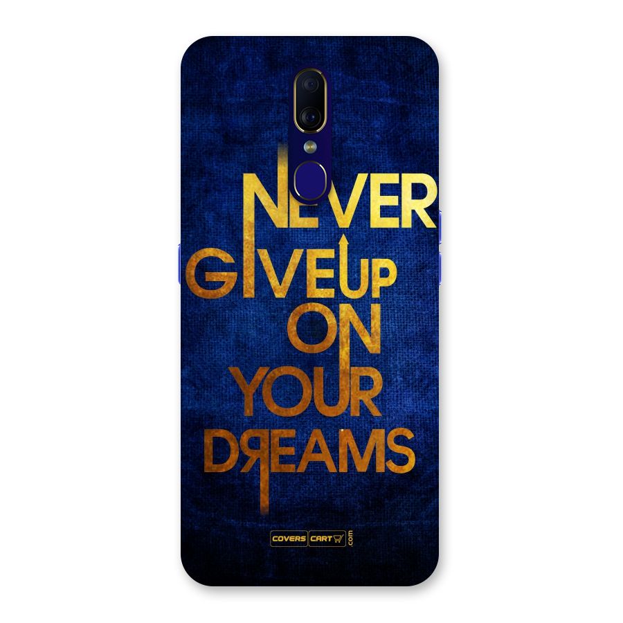 Never Give Up Back Case for Oppo A9