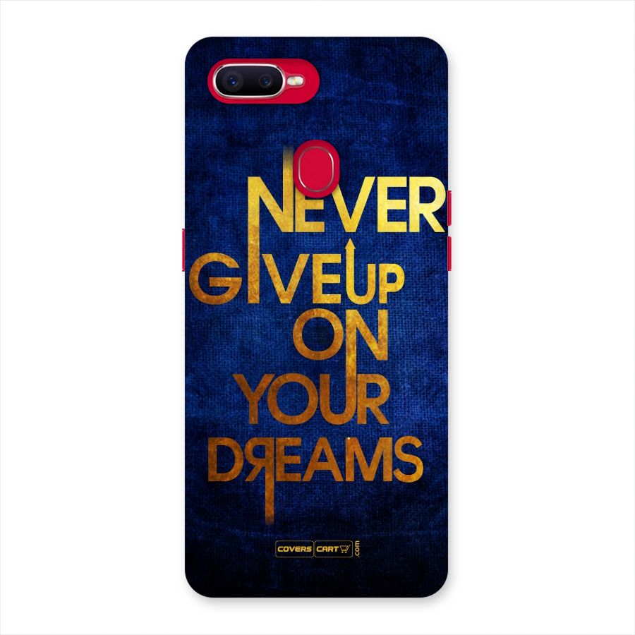 Never Give Up Back Case for Oppo F9 Pro