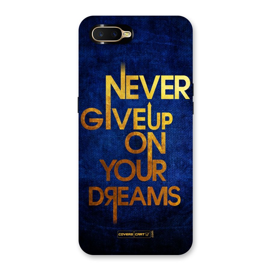 Never Give Up Back Case for Oppo K1
