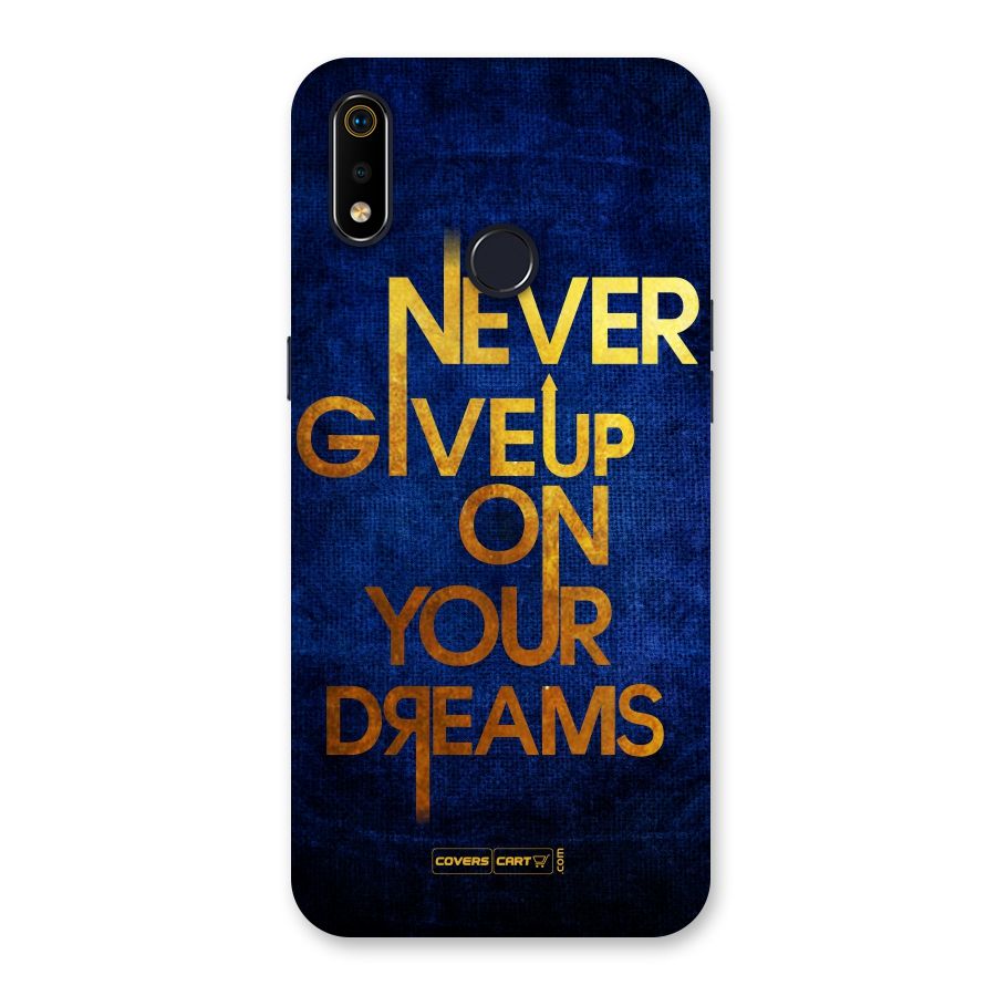Never Give Up Back Case for Realme 3i