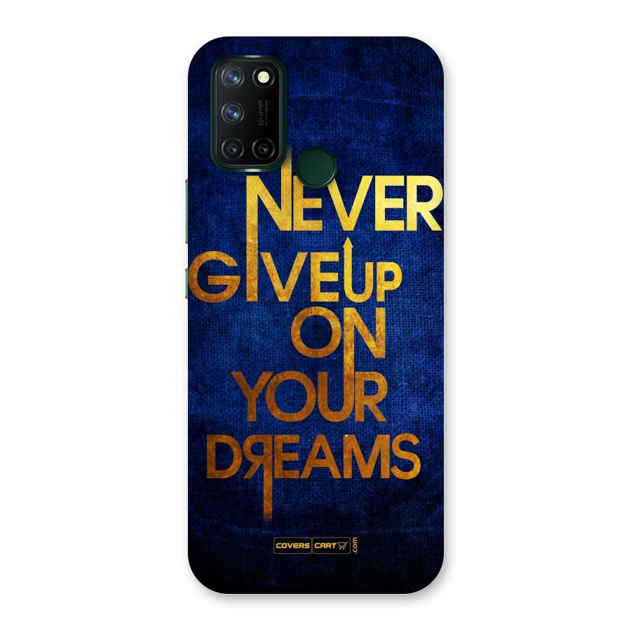 Never Give Up Back Case for Realme 7i