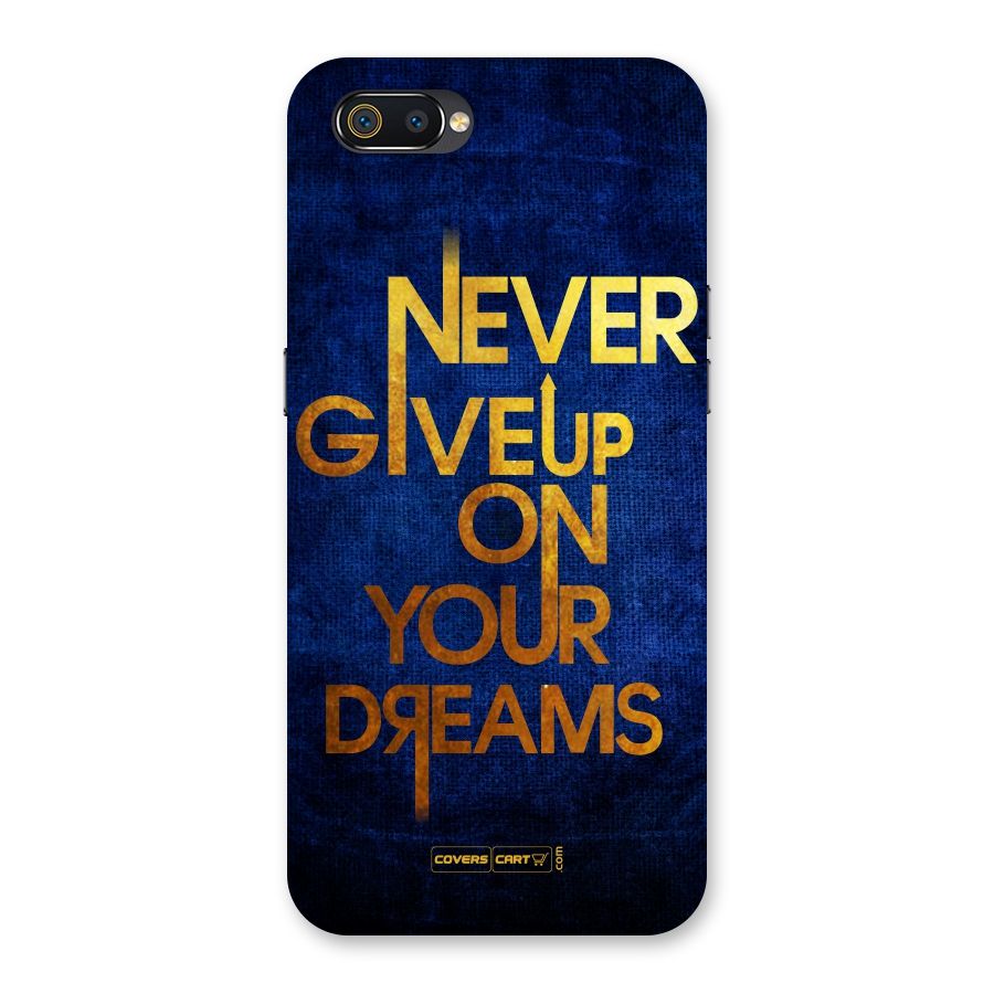 Never Give Up Back Case for Realme C2