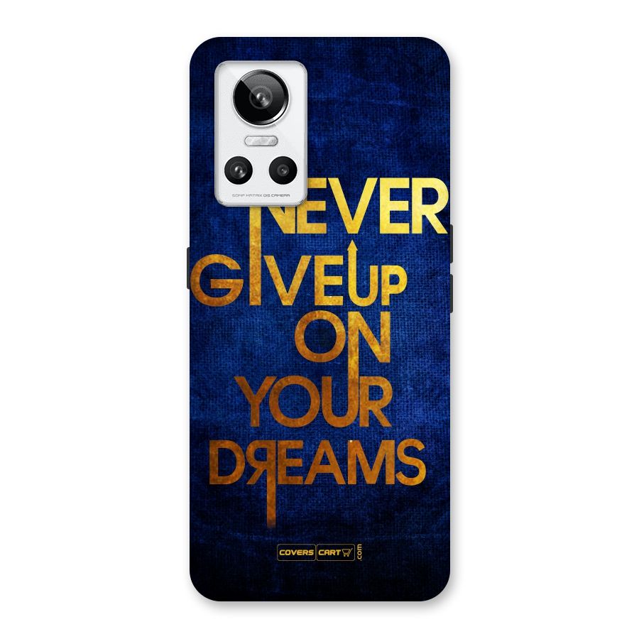 Never Give Up Back Case for Realme GT Neo 3
