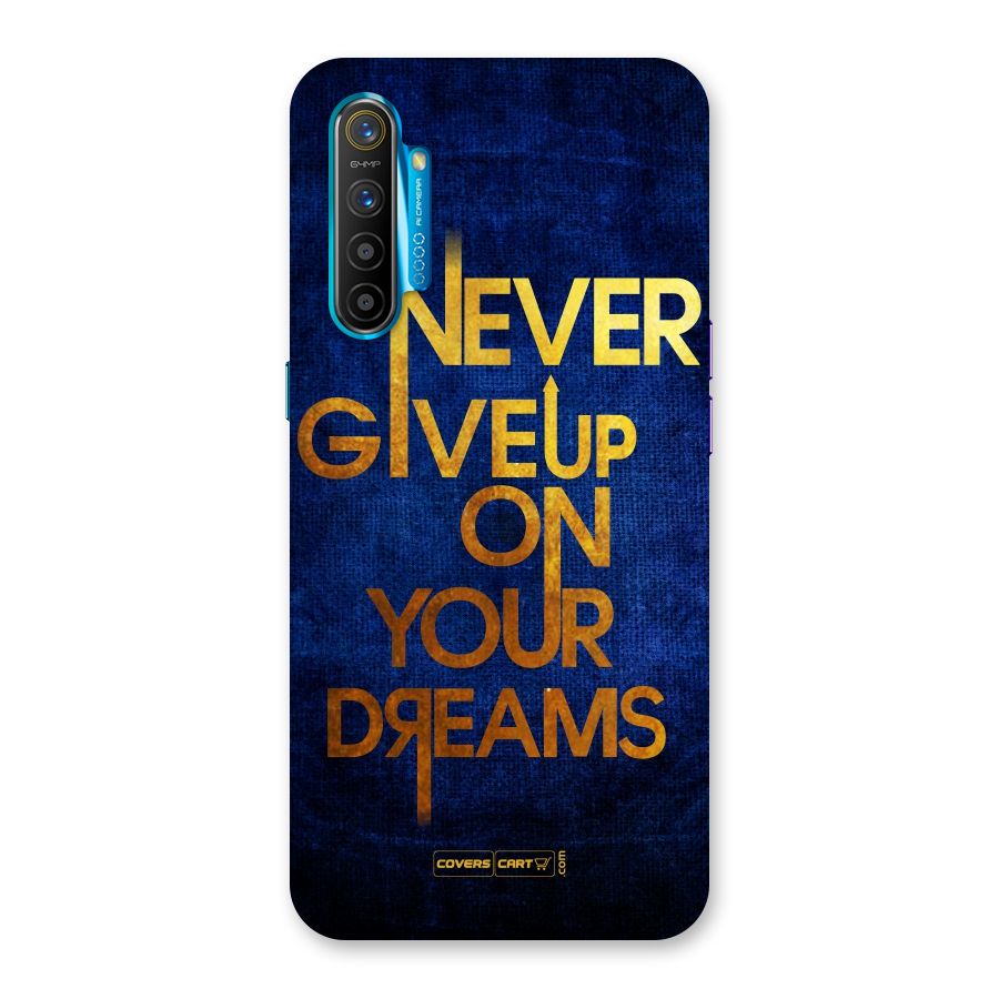 Never Give Up Back Case for Realme XT