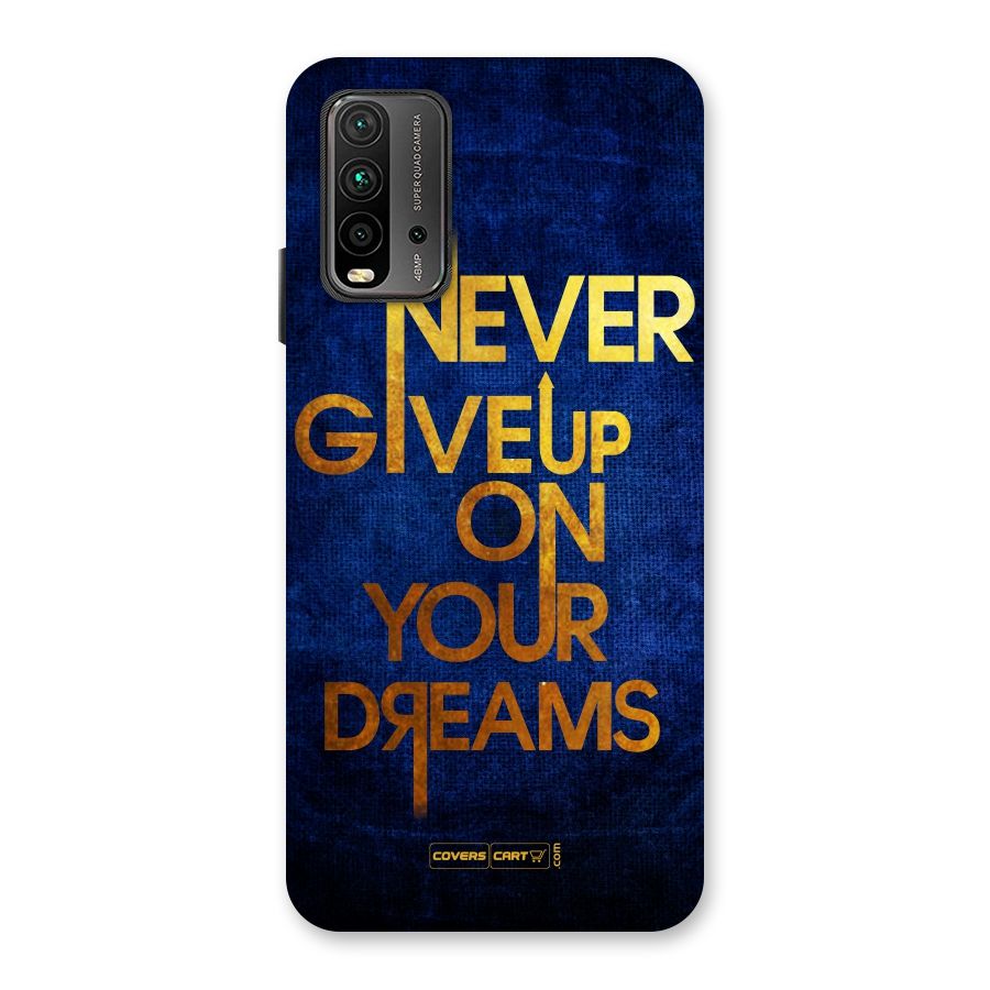 Never Give Up Back Case for Redmi 9 Power