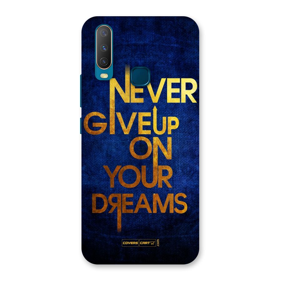 Never Give Up Back Case for Vivo U10