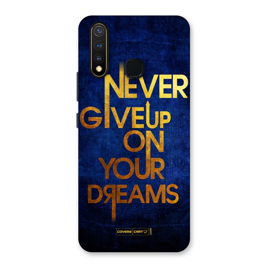 Never Give Up Back Case for Vivo U20