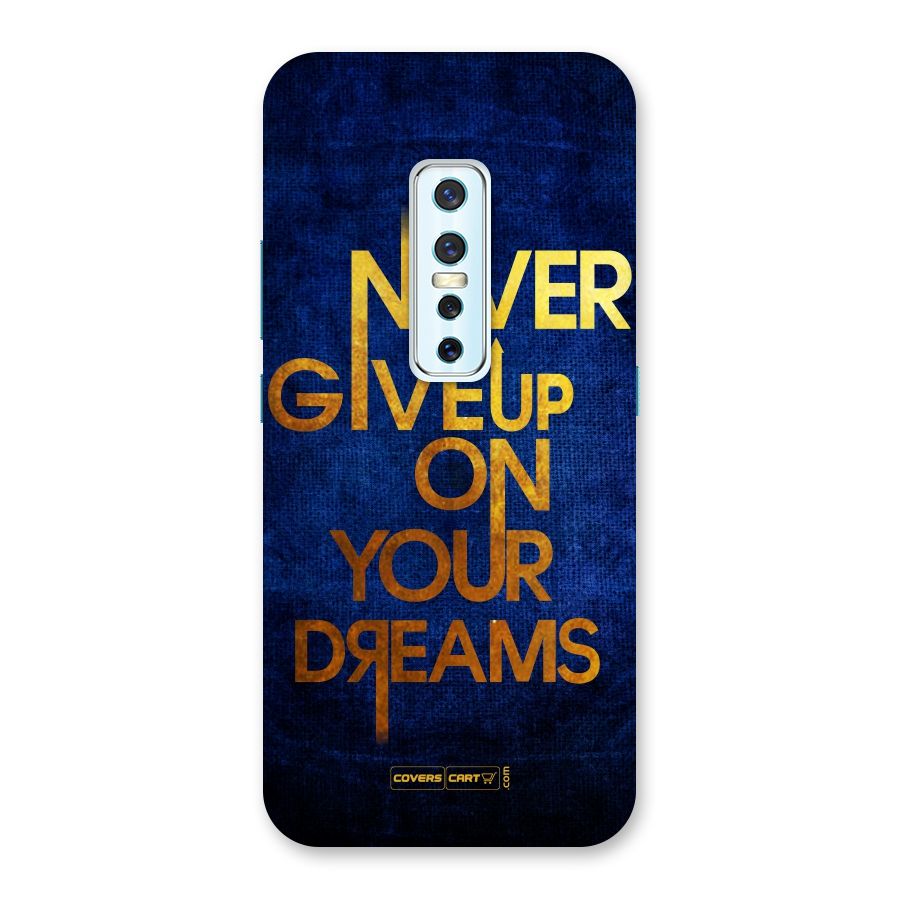 Never Give Up Back Case for Vivo V17 Pro