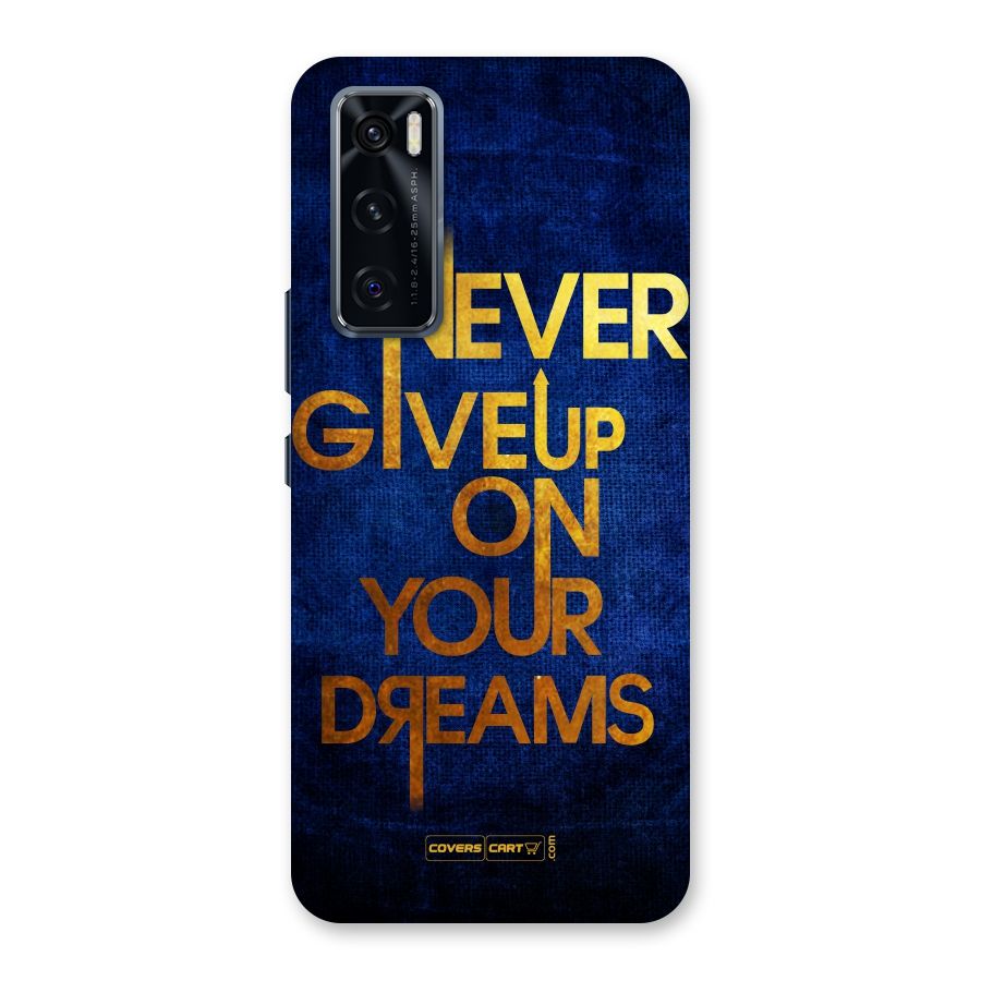 Never Give Up Back Case for Vivo V20 SE