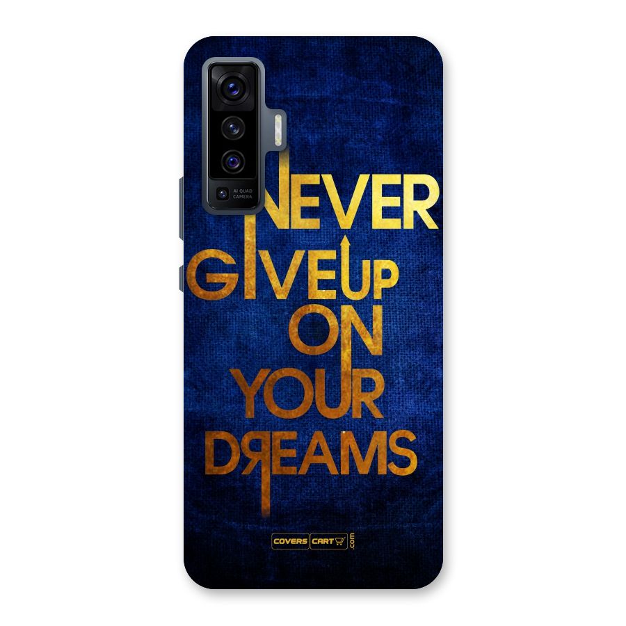 Never Give Up Back Case for Vivo X50