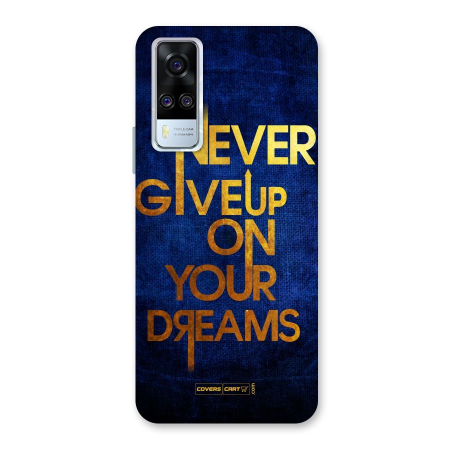 Never Give Up Back Case for Vivo Y31