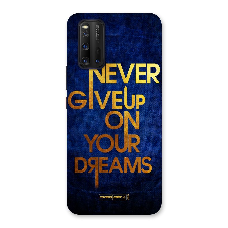 Never Give Up Back Case for Vivo iQOO 3