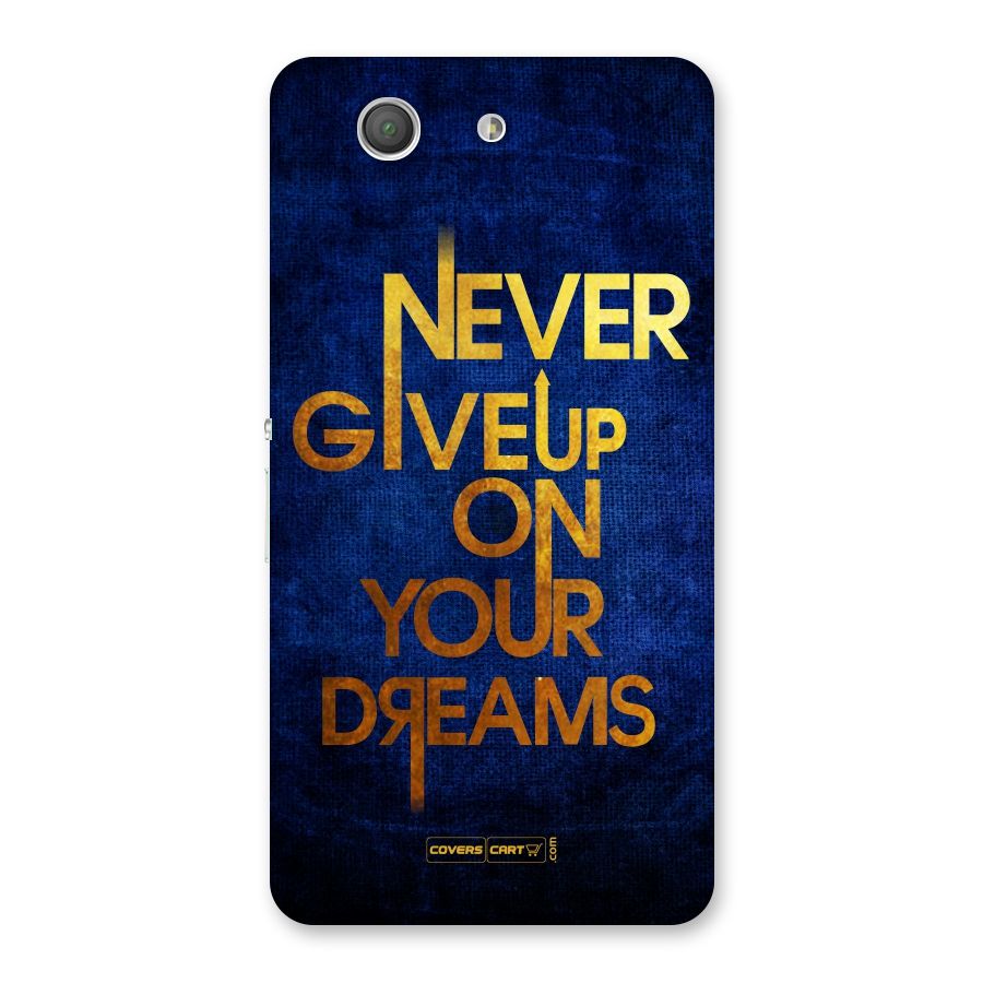Never Give Up Back Case for Xperia Z3 Compact