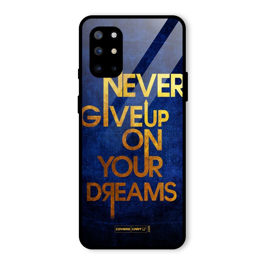 Never Give Up Glass Back Case for OnePlus 8T