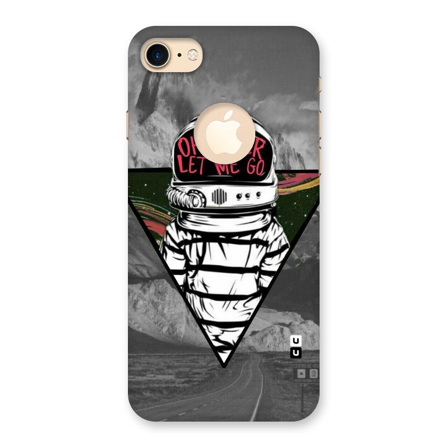 Never Let Me Go Back Case for iPhone 7 Logo Cut