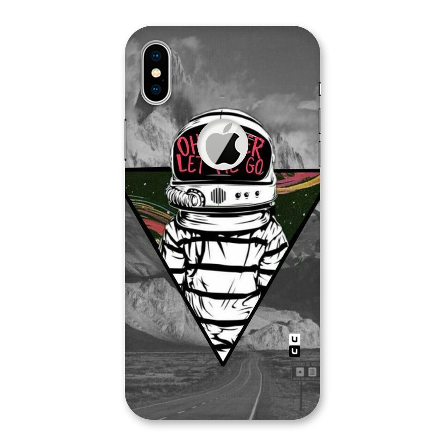 Never Let Me Go Back Case for iPhone XS Logo Cut
