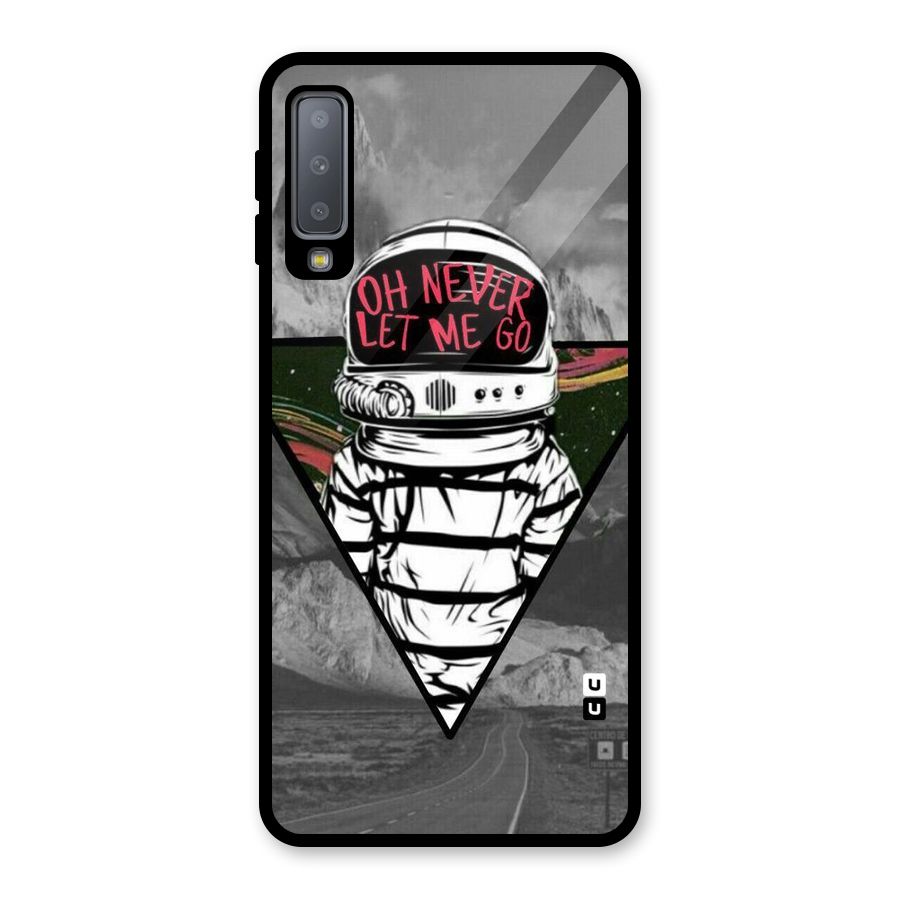 Never Let Me Go Glass Back Case for Galaxy A7 (2018)