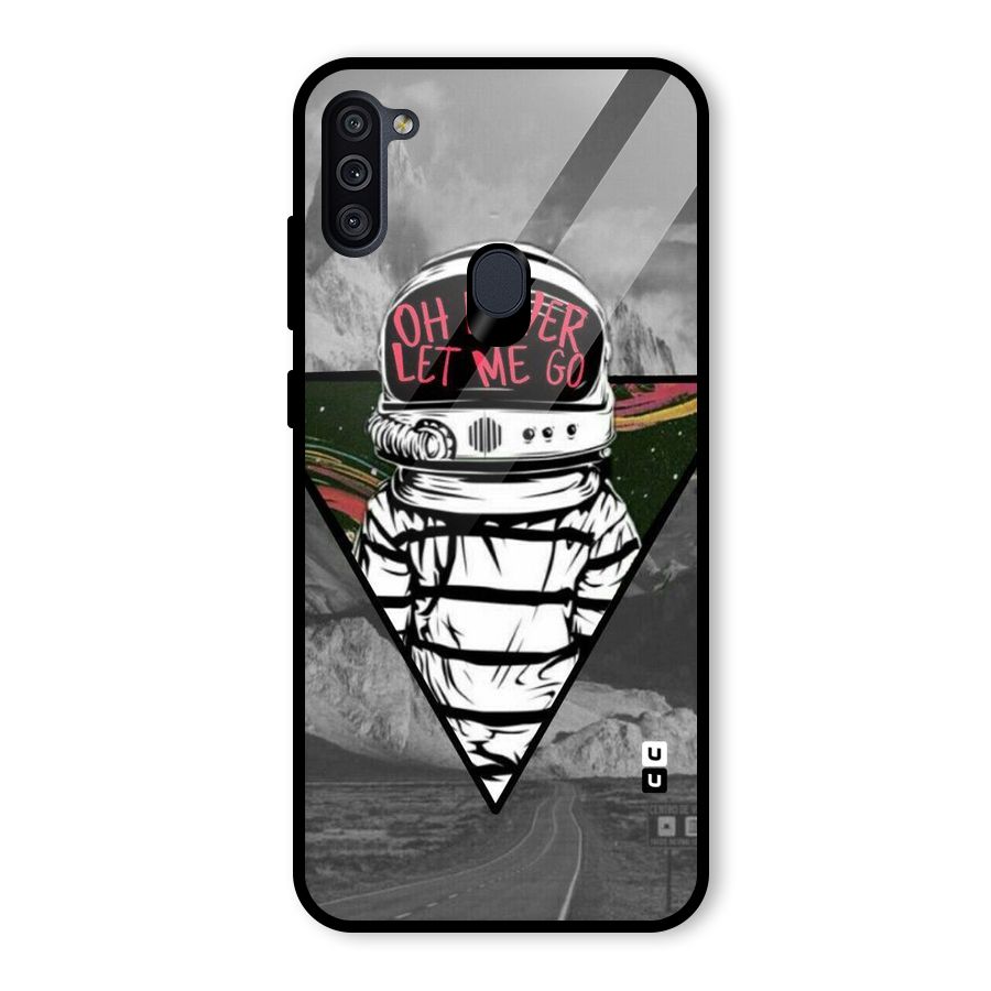 Never Let Me Go Glass Back Case for Galaxy M11