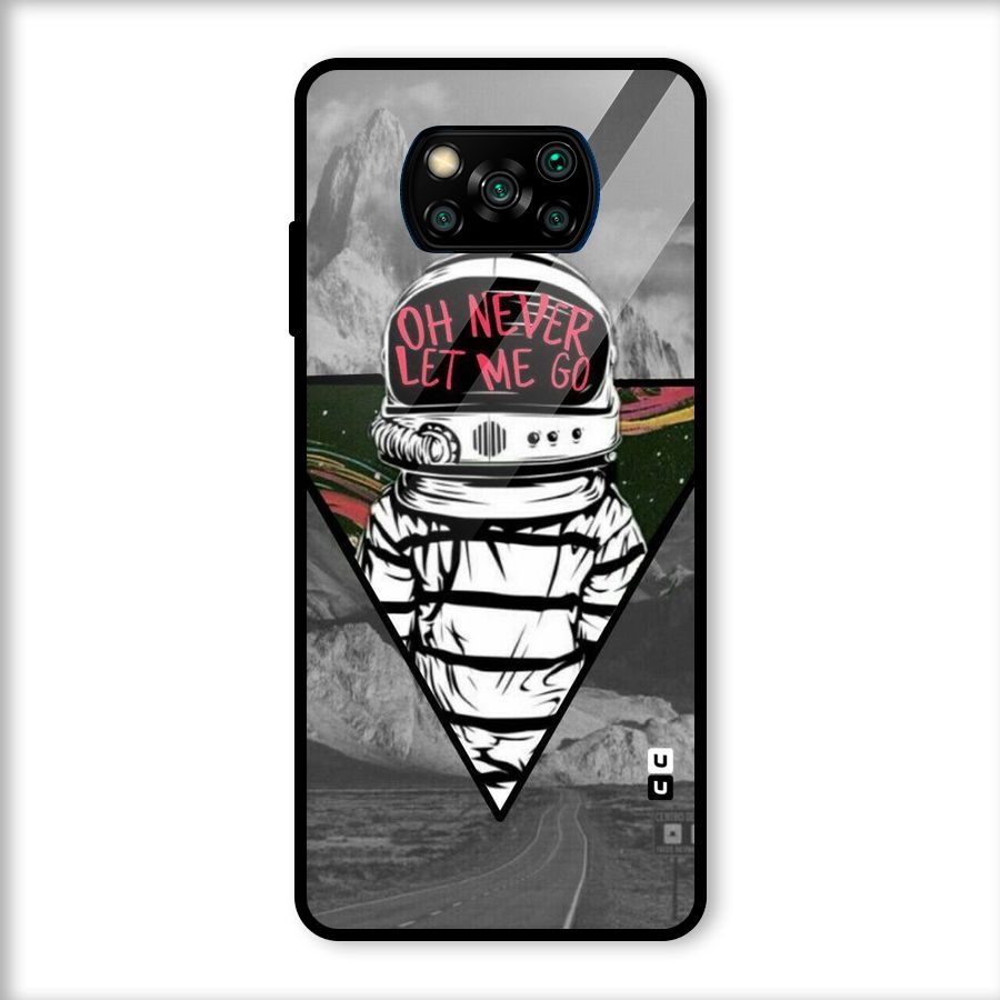 Never Let Me Go Glass Back Case for Poco X3
