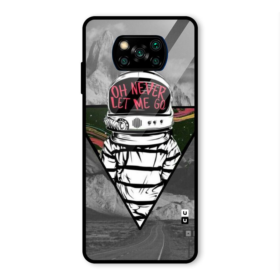 Never Let Me Go Glass Back Case for Poco X3 Pro