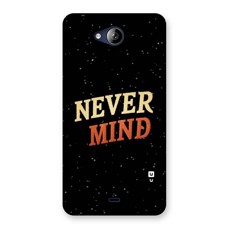 Never Mind Design Back Case for Canvas Play Q355