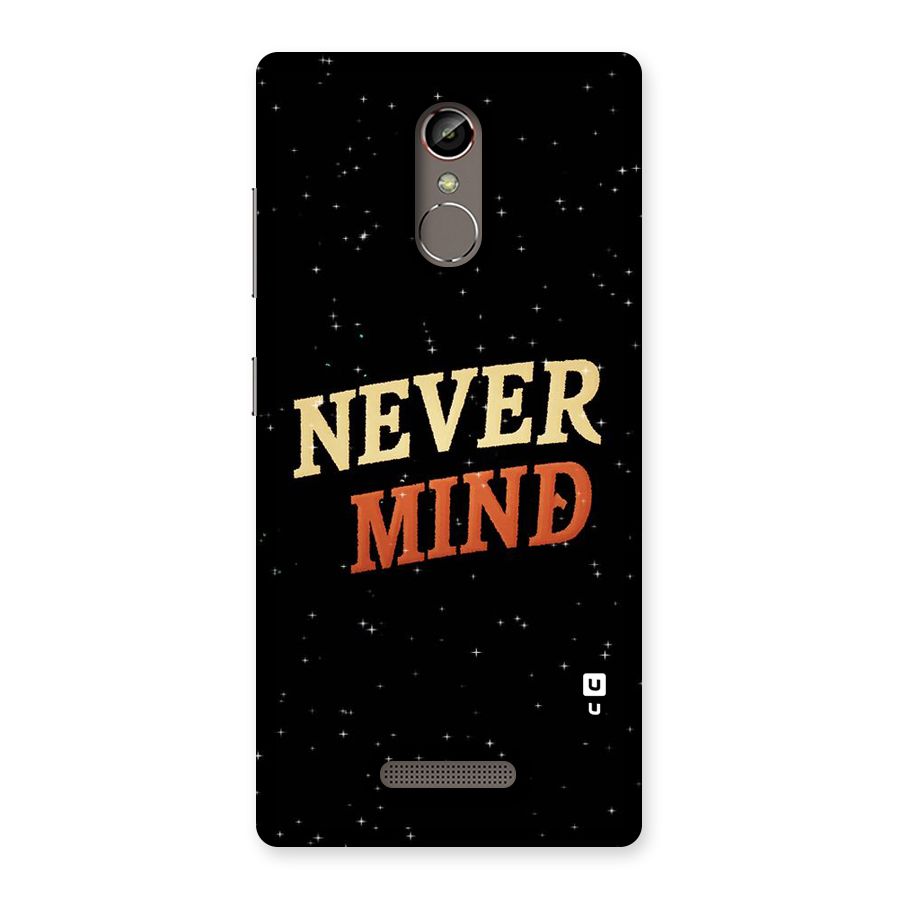 Never Mind Design Back Case for Gionee S6s